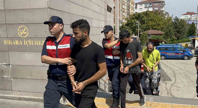 Eskişehir'de Jandarma ve Jasat ekiplerinin operasyonunda 7 şüpheli şahıs gözaltına alındı